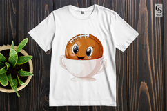 Cute Coffee Cup Soccer Ball Clipart Sublimation PNG Product Image 2