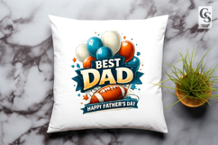 Number 1 Dad Sublimation Clipart PNG Design Product Image 2