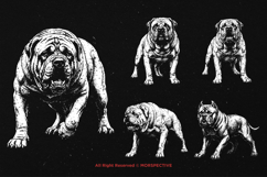 10 Bundle Dark Art Mastiff Dog Beast Pet Doggo Pitbull Breed Product Image 3