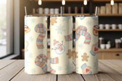 Tumbler mockup with coffee shop background Product Image 3