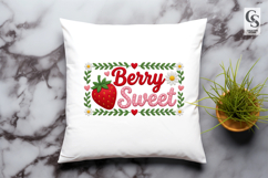 Berry Cute Strawberry Clipart PNG Product Image 2