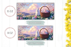 Cartoon Easter Eggs Mug Design, Easter Basket Mug Template Product Image 2