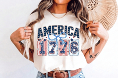 America 1776 PNG T-Shirt|4th of July PNG Sublimation Design Product Image 8