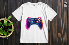 Watercolor Game Controller Clipart PNG Product Image 2