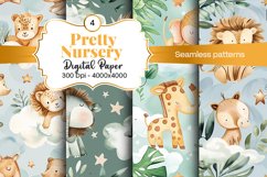 Nursery Seamless patterns and Seamless backgrounds Product Image 2