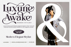 Awaline - Luxury Wedding Serif Font Product Image 2
