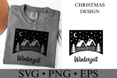 Winterzeit Svg | Christmas svg | Shirt Svg Product Image 3