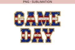 USA game day png design for T-shirts Product Image 2
