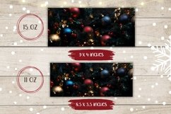 Christmas Balls Mug Sublimation, Christmas Coffee Mug Design Product Image 2