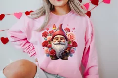 Cute Valentine Gnome Clipart, Gnome Clipart, Cute Gnome Product Image 2