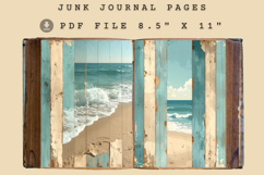 Coastal Junk Journal, Shabby Chic Beach Art Product Image 2
