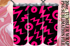 ENCHANTING GIFT 20oz TUMBLER WRAP, Funky Pattern Product Image 1