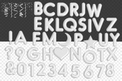 White Foil Balloon Clipart: "Balloon CLIPART" White clipart Product Image 2