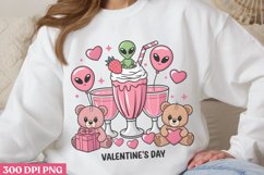 Valentine&#039;s Day PNG, Coffee Valentine Sublimation PNG Product Image 1