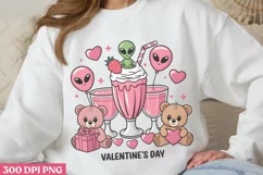 Valentine's Day PNG, Coffee Valentine Sublimation PNG Product Image 1