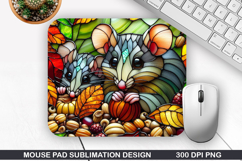 Halloween Rats Mouse Pad Sublimation,Halloween Mouse Pad PNG Product Image 1