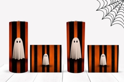 Cartoon Ghost Tumbler Sublimation, Spooky Ghost PNG Product Image 2