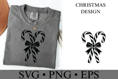 Christmas Candy Cane Svg | Christmas svg | Shirt Svg Product Image 1
