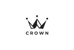 Letter W Crown Logo Design Vector Template Product Image 2