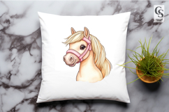 Cute Pony Illustration Clipart Sublimation PNG Product Image 2