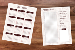 71 Pages Undated Canva Planner Template Mega Bundle Product Image 21
