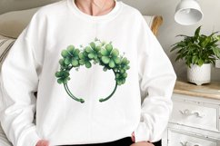 St. Patrick&#039;s Day Clover Clipart Bundle Product Image 7