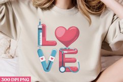 Love PNG, Nurse Sublimation PN Product Image 3