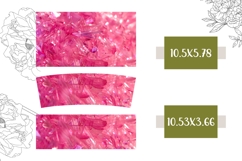 Pink Tumbler Design, Pink 40 Oz Tumbler Wrap Product Image 2