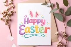 Happy Easter PNG, Easter PNG, Quotex PNG Product Image 4