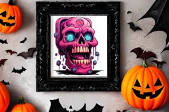 Halloween Pink Ghost Sublimation Clipart, Halloween PNG Product Image 2