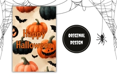 Halloween Pumpkins Garden Flag, Happy Halloween Garden Flag Product Image 2