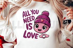All You Need is Love Sublimation, Love-themed Sublimation Product Image 2