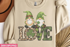 Love PNG, Gnome St Patricks Day Sublimation PNG Product Image 2