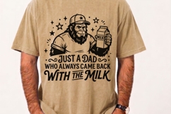 Just A Dad Who Always Came Back With The Milk Svg, Funny Svg Product Image 3