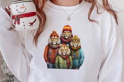 Christmas Family Animals Clipart, Christmas Clipart Product Image 2