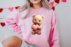 Valentines Day Bear Clipart, Christmas Clipart Product Image 2