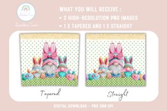 Gnomes Easter 20 oz Skinny Tumbler Sublimation PNG Design Product Image 2