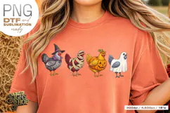 Halloween Chicken DTF PNG Product Image 6
