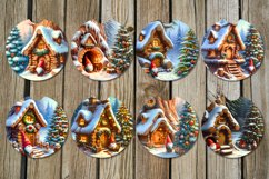 Christmas gnome | Car coaster &amp; key chain sublimation Product Image 2