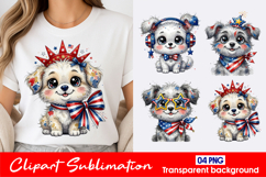 Liberty Puppy Clipart PNG Product Image 1