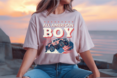 Boys 4th of July PNG, American Flag Png Sublimation Design Product Image 2