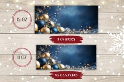 Christmas Balls Mug Wrap Sublimation, Cozy Christmas Mug Product Image 2
