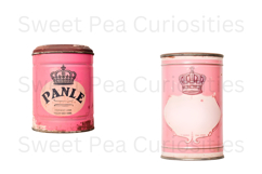 Pink, Ephemera, PNG, Junk Journal, Vintage, clipart Product Image 2