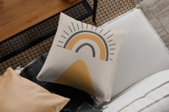 Minimal Sunrise Abstract Embroidery Design Product Image 2