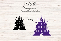 Old Haunted House SVG, Halloween SVG Product Image 2
