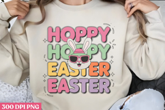 Hoppy Easter PNG, Design Easter Sublimation PNG Product Image 3