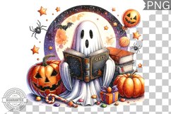 Halloween Ghost Sublimation - High-Quality 300 Dpi Product Image 1