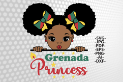 Afro Girl with Flag Colors Bows Clipart for Sublimation Product Image 2