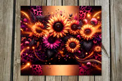 Magic sunflowers | straight skinny tumbler sublimation PL Product Image 2