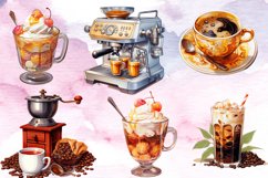 Coffee Sublimation Clipart Bundle, Halloween Coffee PNG Product Image 3